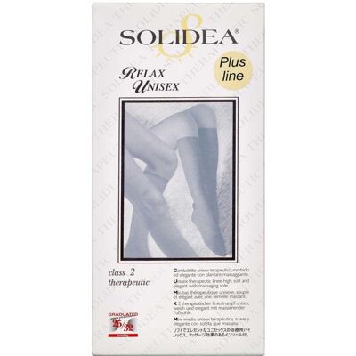 Solidea Knæ Relax Unisex KL2 Plusline Sort Medium Medicinsk udstyr 1 par Solidea Knæ Relax Unisex KL2 Plusline Sort Medium Medicinsk udstyr 1 par