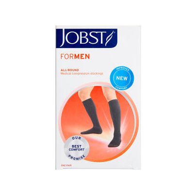 Jobst For Men Sort Kompressionsstrømpe str. XL Medicinsk udstyr 1 par Jobst For Men Sort Kompressionsstrømpe str. XL Medicinsk udstyr 1 par