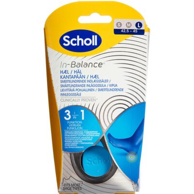 Scholl In-balance Hæl Indlæg Store - Medicinsk Udstyr Scholl In-balance Hæl Indlæg Store - Medicinsk Udstyr
