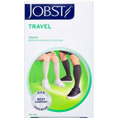 Jobst Travel Kompressionsstrømpe Black str. XL Medicinsk udstyr 1 par Jobst Travel Kompressionsstrømpe Black str. XL Medicinsk udstyr 1 par