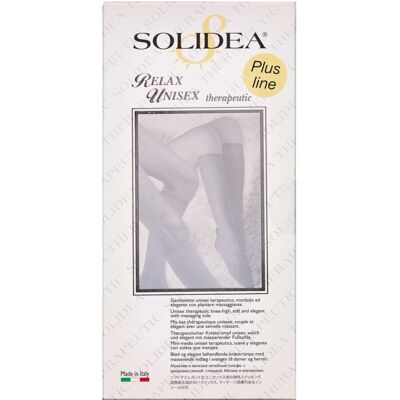 Solidea Relax Unisex PlusLine Åben Sort X-Large Medicinsk udstyr 1 par Solidea Relax Unisex PlusLine Åben Sort X-Large Medicinsk udstyr 1 par