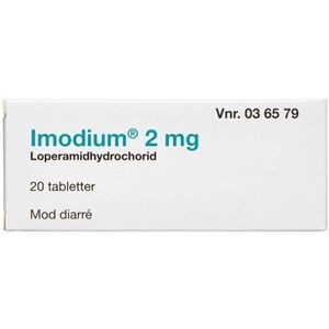 Imodium 2 mg 20 stk Tabletter 2care4