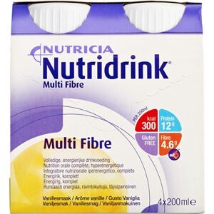 Nutridrink Multi Fibertilskud Mix 6 x 4 x 200 ml