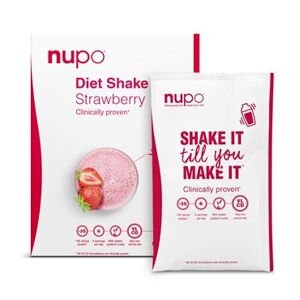 Nupo Diet Shake Strawberry 12 breve