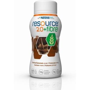 Resource 2.0 + Fibertilskud Chokolade 4 x 200 ml