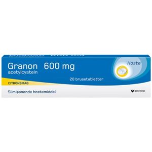 Granon 600 mg 20 stk Brusetabletter