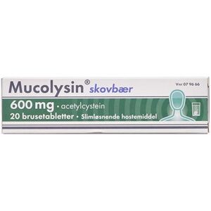 Mucolysin 600 mg 20 stk Brusetabletter sandoz