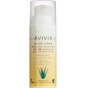 Avivir Aloe Vera Anti Age Sun Face Creme SPF 30 30 ml - Ansigtspleje - Hudpleje