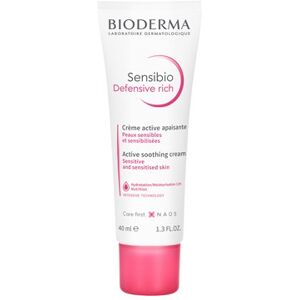 Bioderma Sensibio Defensive Rich 40 ml - Ansigtscreme - Hudpleje