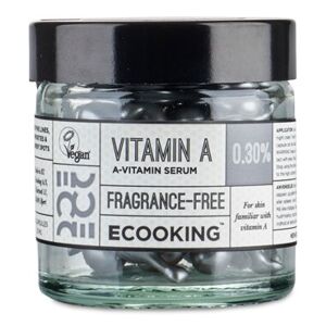 Ecooking A-Vitamin 0,30% - capsules - 60 pcs. 60 stk - Hudpleje