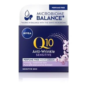 NIVEA Q10 Sensitive Night Cream 50 ml - Ansigtscreme - Hudpleje