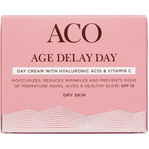 Aco Age Delay Dagcreme Tør Hud - Anti-Age, Fugt, SPF 15 Aco Age Delay Dagcreme Tør Hud - Anti-Age, Fugt, SPF 15