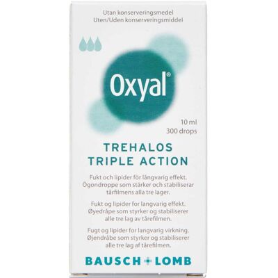 Oxyal Trehalos Triple Action Medicinsk udstyr 10 ml Oxyal Trehalos Triple Action Medicinsk udstyr 10 ml