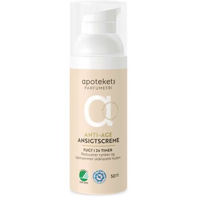 Apotekets Anti-age Creme Uden Parfume 50 ml Apotekets Anti-age Creme Uden Parfume 50 ml