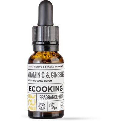 ECOOKING Vitamin C & Ginseng Serum Fragrance-Free 20 ml ECOOKING Vitamin C & Ginseng Serum Fragrance-Free 20 ml