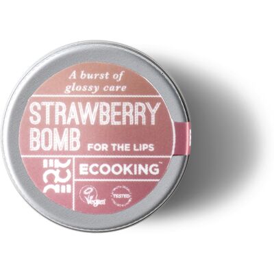 ECOOKING Strawberry Bomb Lip Balm 15 ml ECOOKING Strawberry Bomb Lip Balm 15 ml