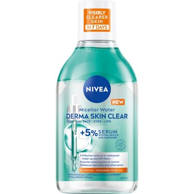 NIVEA Derma Skin Clear Serum-Infused Micellar Water 400 ml NIVEA Derma Skin Clear Serum-Infused Micellar Water 400 ml