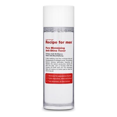 Recipe for Men Pore Minimerende Anti-Glans Toner - Toner Recipe for Men Pore Minimerende Anti-Glans Toner - Toner