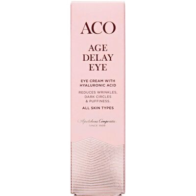 ACO Age Delay Eye Cream - Fugtighedsbevarende anti-aldrings øjencreme ACO Age Delay Eye Cream - Fugtighedsbevarende anti-aldrings øjencreme