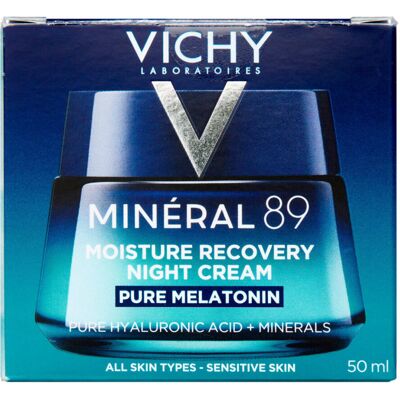 Vichy Mineral 89 Natcreme - Fugtighedscreme til Alle Hudtyper Vichy Mineral 89 Natcreme - Fugtighedscreme til Alle Hudtyper