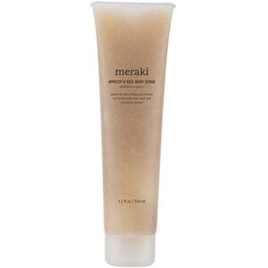 Meraki Apricot & rice body scrub 150 ml - Bodyscrub - Hudpleje