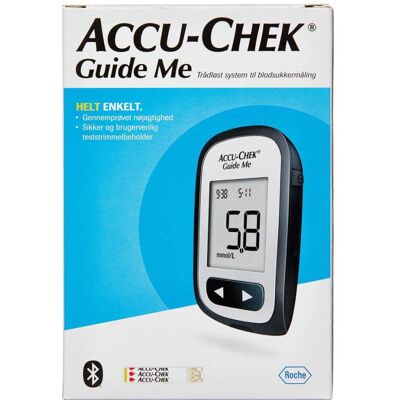 Accu-Chek Accu-Check Guide Me Blodsukkerapparat Startpakke Medicinsk udstyr 1 stk Accu-Chek Accu-Check Guide Me Blodsukkerapparat Startpakke Medicinsk udstyr 1 stk