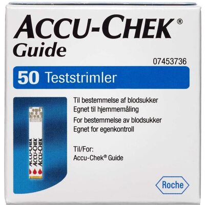 Accu-Chek Guide Blodsukkermålestrimler - 50 stk Accu-Chek Guide Blodsukkermålestrimler - 50 stk