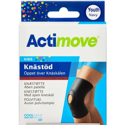 Actimove Knæstøtte Kids med åben patella Youth Medicinsk udstyr 1 stk Actimove Knæstøtte Kids med åben patella Youth Medicinsk udstyr 1 stk