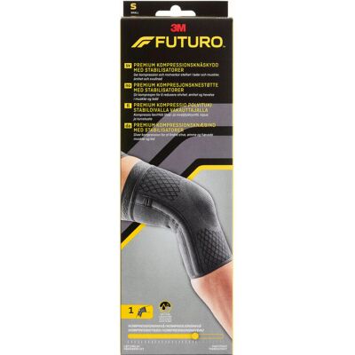 Futuro Premium Kompressionsknæbind med Stabilisatorer Str. S Medicinsk udstyr 1 stk Futuro Premium Kompressionsknæbind med Stabilisatorer Str. S Medicinsk udstyr 1 stk