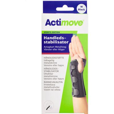 Actimove Håndledsstøtte Str. M Medicinsk udstyr 1 stk Actimove Håndledsstøtte Str. M Medicinsk udstyr 1 stk