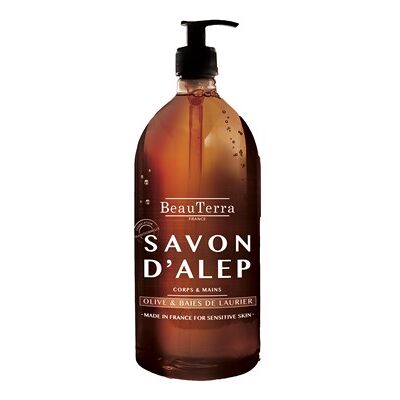 BeauTerra Aleppo Væske Sæbe med Oliven- og Laur-olie - 500ml BeauTerra Aleppo Væske Sæbe med Oliven- og Laur-olie - 500ml
