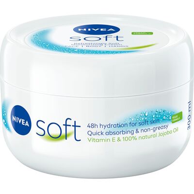 Nivea Krop- og Ansigtscreme - Fugtigheds- og Opfriskende 300ml Nivea Krop- og Ansigtscreme - Fugtigheds- og Opfriskende 300ml