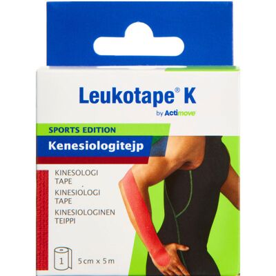 Actimove Leukotape K Pink 5cmx5m Medicinsk udstyr 1 stk Actimove Leukotape K Pink 5cmx5m Medicinsk udstyr 1 stk