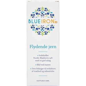 226005 Blueiron Flydende Jern Kosttilskud 330 ml - Jerntilskud