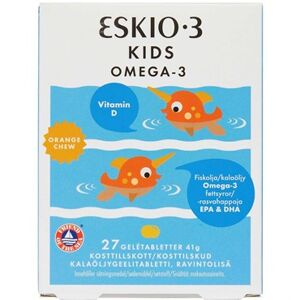 Eskio-3 kids chewable Kosttilskud 27 stk - D-Vitamin Børn børn