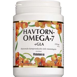 Vitabalans Havtorn Omega-7 +GLA kapsler Kosttilskud 150 stk