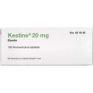 Kestine 20 mg 100 stk Filmovertrukne tabletter 2care4