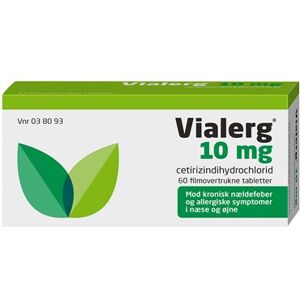 Vialerg 10 mg 60 stk Filmovertrukne tabletter