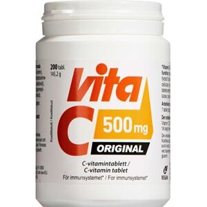 Vita C Original 500 mg Kosttilskud 200 stk vitabalans