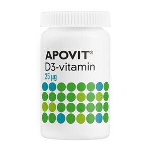 APOVIT D3-vitamin 25 µg Kosttilskud 200 stk - D-Vitamin Børn - Boost immunforsvar