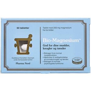 Pharma Nord Bio-Magnesium Tabletter Kosttilskud 60 stk - Magnesiumtilskud