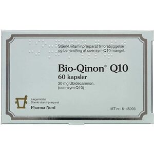 Bio-Qinon Q10 Kapsler, 30 mg Naturlægemiddel 60 stk Pharma Nord - Kosttilskud