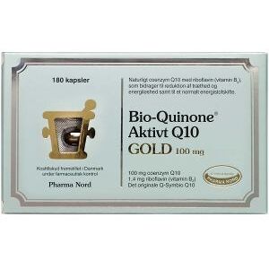 Bio-Quinone Q10 Gold Kapsler Kosttilskud 180 stk Pharma Nord