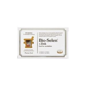Pharma Nord Bio-selen + zink tabl Kosttilskud 90 stk - Mineraler - Jern - Kalk - Boost immunforsvar