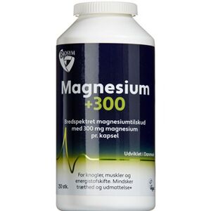 Biosym magnesium plus 300 kaps Kosttilskud 250 stk - Magnesiumtilskud