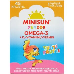 Biosym minisun junior omega-3 Kosttilskud 45 g