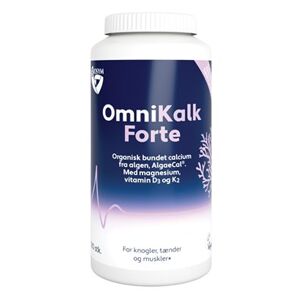 Biosym OmniKalk Forte Kosttilskud 180 stk - D-Vitamin Børn - Kalktilskud