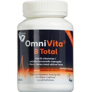 Biosym omnivita b total kaps Kosttilskud 100 stk - B-Vitaminer