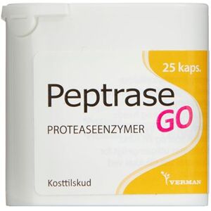 Biosym peptrase go kapsler Kosttilskud 25 stk