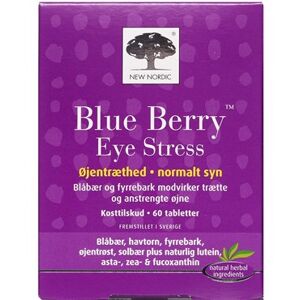 Blue berry eye stress tabl Kosttilskud 60 stk New Nordic